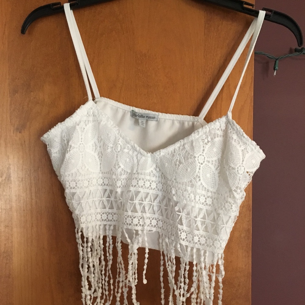 Lacy crop top